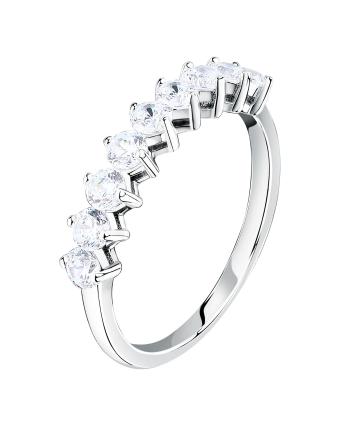 Morellato Elegantný strieborný prsteň s kubickými zirkónmi Tesori SAIW26601 52 mm