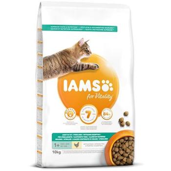 IAMS Cat Adult Weight Control/Sterilized Chicken 10 kg (8710255127637) + ZDARMA Kapsička pre mačky IAMS