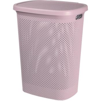 Kôš na špinavú bielizeň, 60 l, ružová