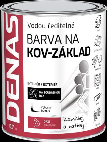 DENAS ZÁKLAD - antikorózna farba na kov 0,7 kg 0840 - červenohnedá