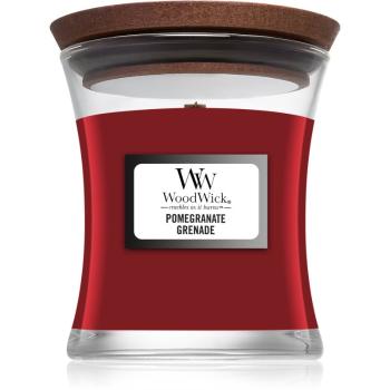 Woodwick Pomegranate vonná sviečka s dreveným knotom 85 g