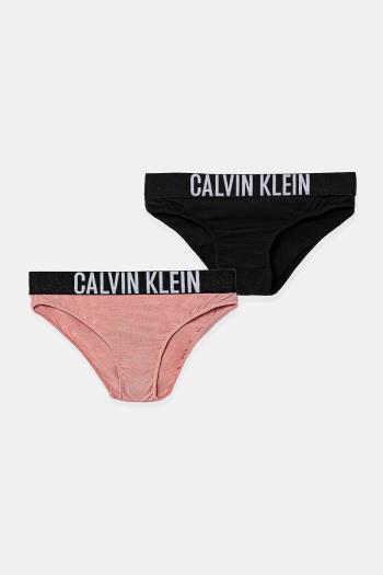 Detské nohavičky Calvin Klein Underwear 2-pak ružová farba, G80G800729