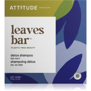 Attitude Leaves Bar Sea Salt tuhý šampón s detoxikačným účinkom 113 g