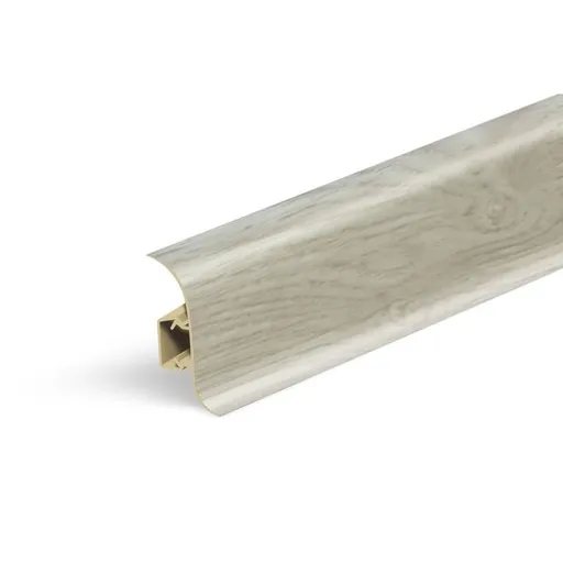 Lišta soklová Naturel dub Sparta , PVC dĺžka 250 cm, výška hrany 56 mm, NATNGF0E1