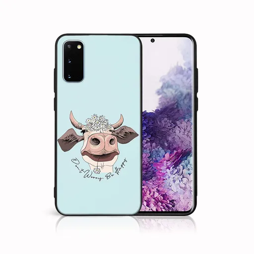 MY ART Ochranný kryt pre Samsung Galaxy S20 Plus HAPPY COW (181)