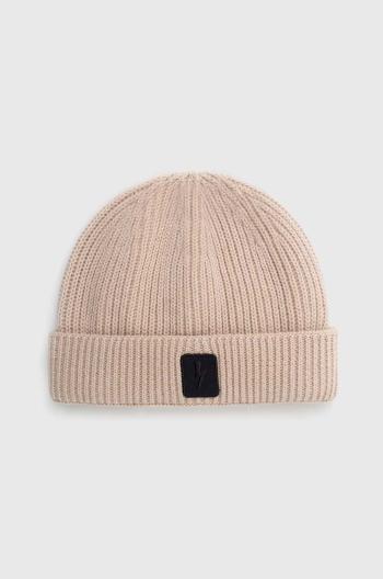 Čiapka s prímesou vlny Neil Barett FISHERMAN BEANIE béžová farba, PBCP335.V9505.9601