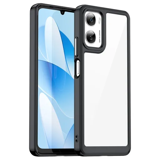 CRYSTAL Ochranný kryt pre Motorola Moto G06 / G06 Power čierny