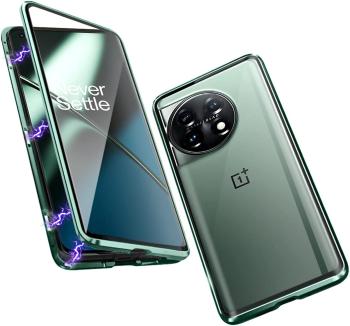 Magnetický kryt 360 pre OnePlus 11 5G zelený