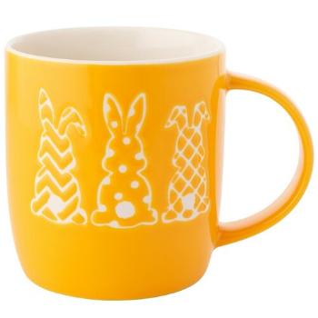 Altom Porcelánový hrnček Králičky, 360 ml, žltá