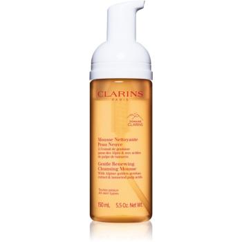 Clarins Cleansing Gentle Renewing Cleansing Mousse jemná čistiaca pena pre všetky typy pleti 150 ml