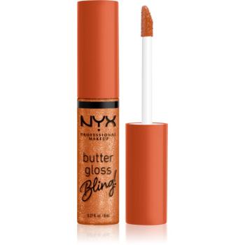 NYX Professional Makeup Butter Gloss Bling lesk na pery trblietavý odtieň 03 Pricey 8 ml