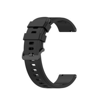 RUBBER Univerzálny remienok na hodinky - šírka 22mm čierny
