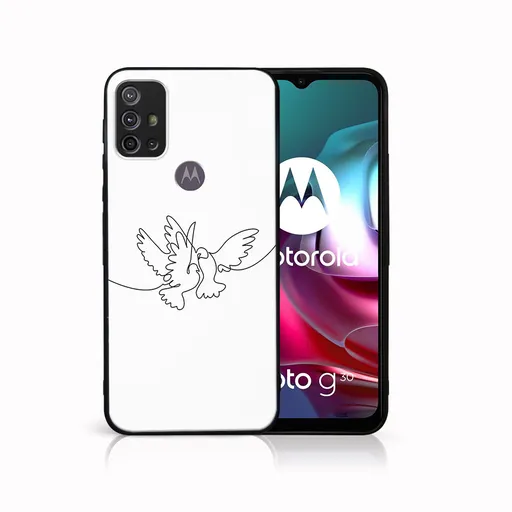MY ART Silikónový obal Motorola Moto G10 / G20 / G30 DOVE (031)