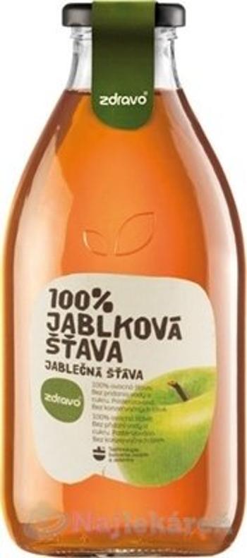 Zdravo 100% JABLKOVÁ ŠŤAVA, 0,75l