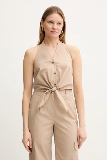 Bavlnený top Marciano Guess PAT béžová farba, 5GGH30 7315A