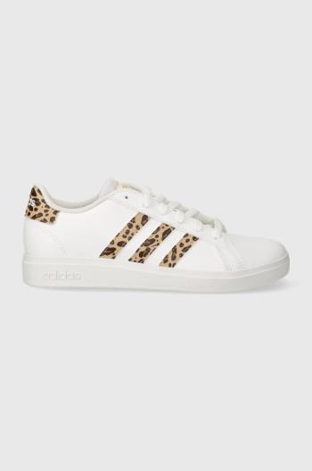 Detské tenisky adidas GRAND COURT 2.0 K biela farba