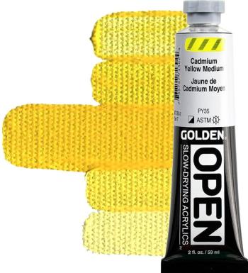 Golden Artist Colors Open Akrylová farba Cadmium Yellow Medium 59 ml 1 ks