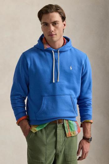 Mikina Polo Ralph Lauren pánska, zelená farba, s kapucňou, jednofarebná, 710766778