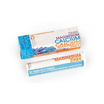 Naturica ZINOK, MAGNESIUM, CALCIUM 20 šumivých tbl