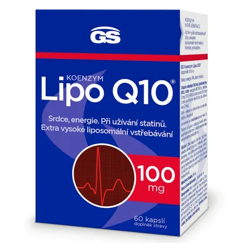 GS Koenzým Lipo Q10 100 mg 60 kapsúl