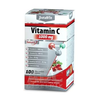 JutaVit Vitamín C 1000 mg + D3 400 IU + zinok 15mg