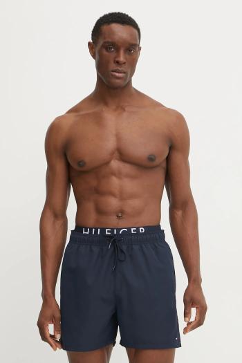 Plavkové šortky Tommy Hilfiger tmavomodrá farba, UM0UM03489