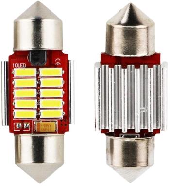 LED autó izzó M-Style LED szofita izzó 31mm 12V 10SMD CANBUS