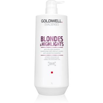 Goldwell Dualsenses Blondes & Highlights šampón pre blond vlasy neutralizujúci žlté tóny 1000 ml