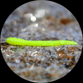 Redbass gumová nástraha micro tail signal yellow uv color - s 48 mm