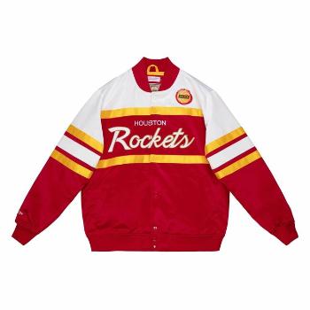 Mitchell & Ness Houston Rockets Special Script Heavyweight Satin Jacket red - M