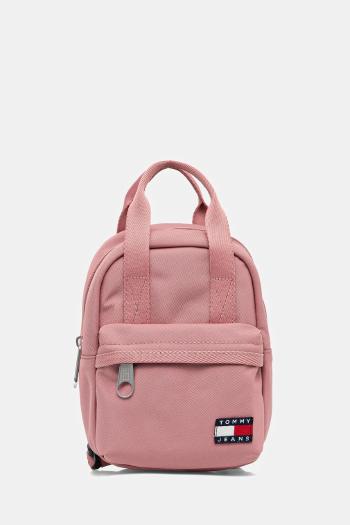 Ruksak Tommy Jeans dámsky, oranžová farba, malý, jednofarebný, AW0AW17577