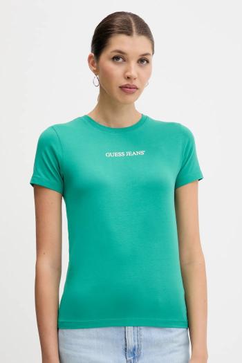 Tričko Guess Jeans dámske, žltá farba, W4YI01 J1314
