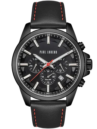 PÁNSKE HODINKY PAUL LORENS - PL20010A-1A3 (zg379b) + KRABIČKA
