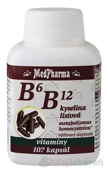 MedPharma B6, B12 + kyselina listová 107 ks