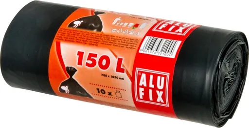 ALUFIX - Vrecia na odpad 150L/10ks čierne