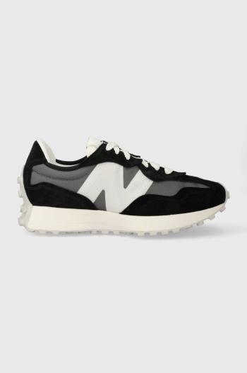 Tenisky New Balance U327WEM čierna farba