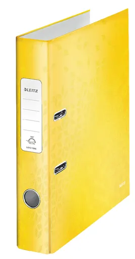 LEITZ Pákový zakladač 180° WOW, A4/50mm, žltá