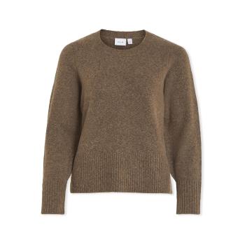 Vila  Primia Knit - Fossil  Svetre Hnedá