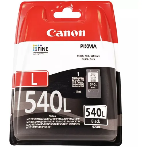 CANON PG-540L BK - originálna cartridge, čierna, 11ml