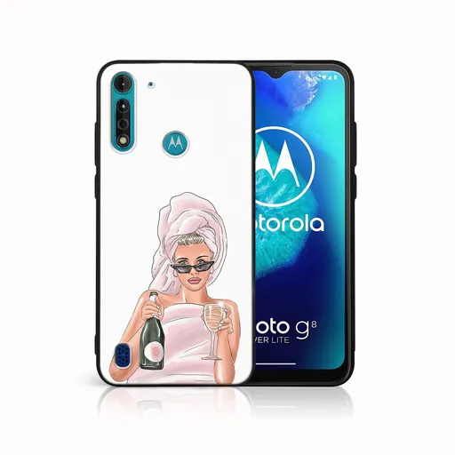 MY ART Ochranný kryt pre Motorola Moto G8 Power Lite CHAMPAGNE (134)