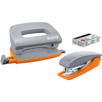 LEITZ UrbanChic SET zošívačka + dierovačka, sivá (55996088)