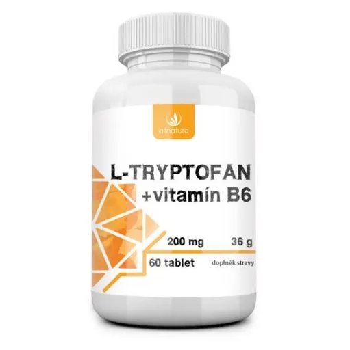 ALLNATURE L-tryptofan 200 mg/2,5 mg vitamín B6 60 tabliet