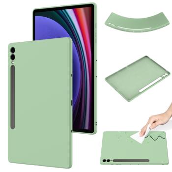 RUBBER Ochranný kryt pre Samsung Galaxy Tab S9 FE+ / S9+ / S10+ zelený