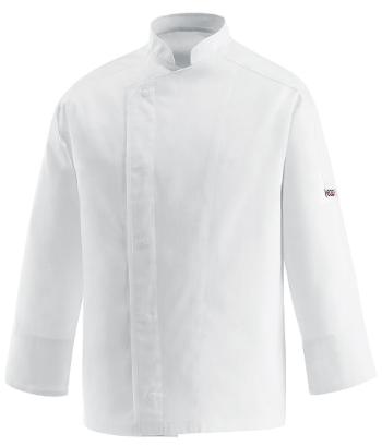 EGOCHEF Kuchársky rondon ALL WHITE - dlhý rukáv (polybavlna) XXL