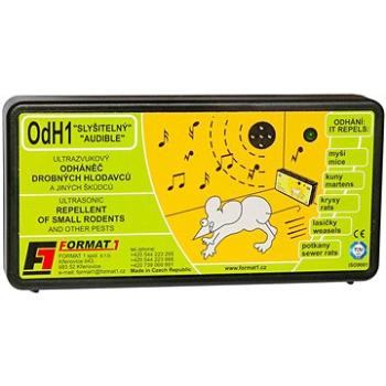 Format1 OdH1/s, Počuteľný odháňač na myši, plašič kún pre dom a chatu, 100 m2
