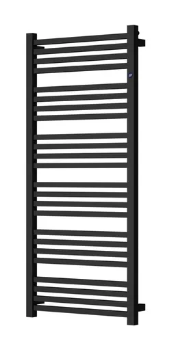 Instalprojekt - Kúpeľňový radiátor STICK čierna farba - Farba radiátora - Čierna, Rozmer radiátora - 500 × 1480 mm, výkon 713 W, Typ pripojenia - Stredové 50 mm RADSTI501531SP