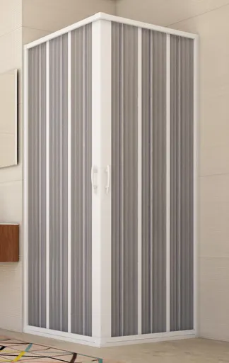 FORTE - Sprchová zástena FLEX - GIOVE NEW - Rozmer A - 100, Rozmer B - 100, Rozmer C - 185, Typ otvárania - Zatváranie do stredu OLBBXF104001