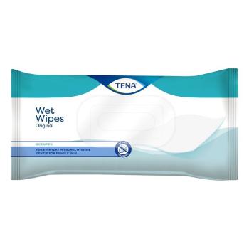 TENA Wet wipes original vlhčené obrúsky 80 kusov