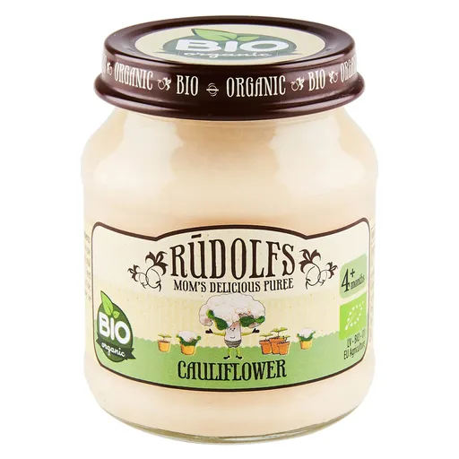 RUDOLFS Bio príkrm karfiol 4m+ 120 g