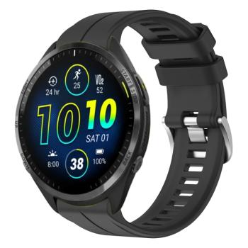 SILICONE Vymeniteľný remienok pre Garmin Forerunner 965 čierny